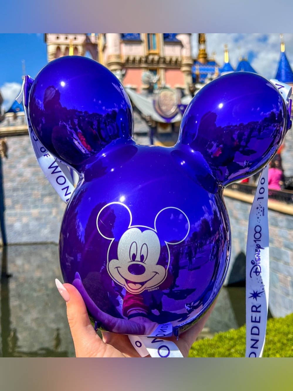 Disney Collectible Popcorn Bucket  100 Year Platinum Celebration